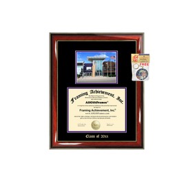 Diploma Frame Big Minnesota State University MNSU Mankato Graduation Gift Case Embossed Picture Frames Engraving Degree Graduate Bachelor Masters MBA PHD Doctorate School