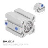 Thin Air Cylinder Aluminum Double Acting Linear Reciprocating Motion Accessories