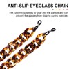 VALICLUD Eyeglass Chain Non-slip Tortoise-shell Glasses Cords Sunglass Holder Strap