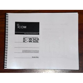Icom IC-W32A/E Manual - Coil bound by KB7QPS