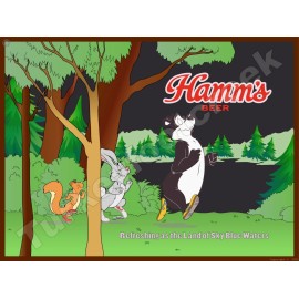 Hamm's Beer Refreshing  18" x 24" Metal Sign