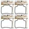 4 Sets Carburetor Rebuild Fix Kit Carb Overhaul Seals Fit