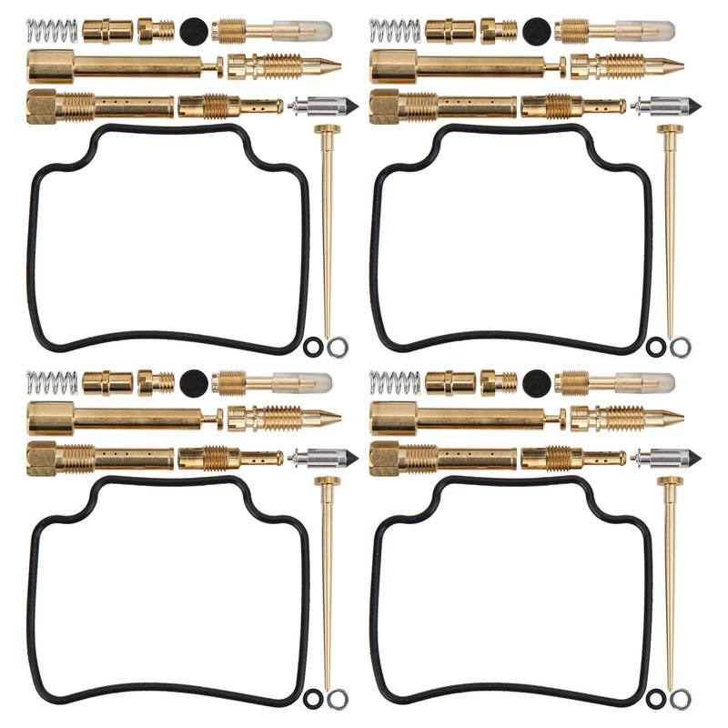 4 Sets Carburetor Rebuild Fix Kit Carb Overhaul Seals Fit
