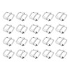 METALLIXITY Metal Roller Buckles (15mm/0.59inch) 30Pcs, Metal Belt Buckle Single