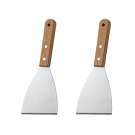 YSDYY 2 Edelstahl -Schaber, Metall -Backblech -Reinigungswerkzeuge, Küchenwerkzeuge, Geeignet Für Die Herstellung Von Pizza, Pfannkuchen, Grill.