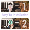 Vyqloren Beast Eyes Headlight Decals, 3D Round Stickers and Decals