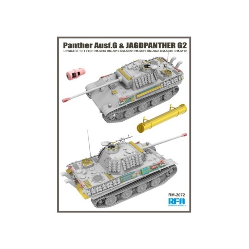 (RFM) CRM2072 1 vs 35 Panther G and Jagdpanther G2