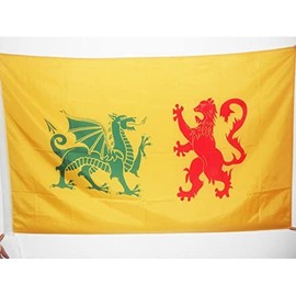Kingdom of Galicia 410-585 Flag 2' x 3' for a pole - Dinastía real sueva Reino de Gallaecia flags 60 x 90 cm - Banner 2x3 ft with hole - AZ FLAG