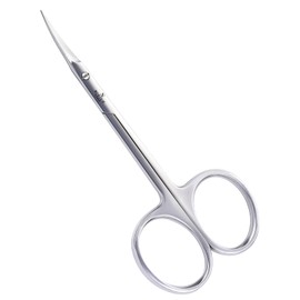 NIVICO Fine point Cuticle Scissor 10cm - Mirror Finish Multi-Purpose Stainless Steel Cuticle Scissors for grooming with adjustable screw mini scissors for cuticles, Eyebrow Scissors all purpose.