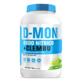 Óxido Nítrico + Clembuterol D-MON Pre Entreno 1kg Sabor Uva