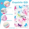 WERNNSAI Kids Diary Set, Girls Unicorn Diary with Lock, Secret