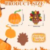 FOIMAS Thankgiving Resin Flatback Charms,50pcs Pumpkin Turkey Slime Embellishment Resin