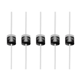 PATIKIL 5Pcs 10SQ045 Schottky Rectifiers Diode, 10A 45V R-6 High Current Electronic Direct Plug-in Rectifiers Diodes for Voltage Regulators, Power Management