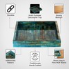 Handicrafts Home Handmade Verdigris Covered Inspired Decorative Tray - 12x12