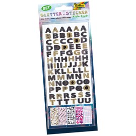 Glitter Sticker, 10x23 cm, 5 Blatt, Kids Club [Spielzeug]