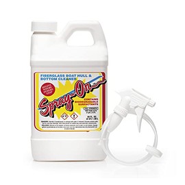 Spray-On F1000 Fiberglass Boat Hull and Bottom Cleaner - 1/2 Gallon with Sprayer