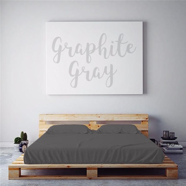 PeachSkinSheets The Original 1500TC Soft Queen/Full Duvet Cover Set Graphite
