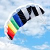 Harilla Line Kite Einstiegsniveau Großer Parafoil Drachen für Park Outdoor