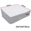 210D Oxford Square Hot Tub Cover, 78.7 x 78.7 x