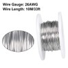 sourcing map 0.4mm 26AWG Heating Resistor Wire Wrapping Nichrome Resistance