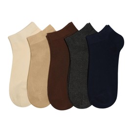 SERISIMPLE Women Viscose Bamboo Ankle Socks Low Cut Thin Sock Lightweight Pastal Color Soft Sock 5 Pairs (US, Alpha, Medium, Regular, Regular, Assorted7)