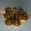 10Pcs Rattan Lamps String Lights LED Rattan Balls Fairy Lights