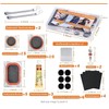 Koegxtu Bike Tire Repair Kit, Inner Tube Puncture Patch Kits,