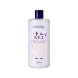 Hanajirushi Hatomugi Lotion, 16.9 fl oz (500 ml), Refreshing Type, Unscented, For Face and Body, Transparent Skin, Large Capacity for Men