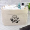 Large 'Protea Flower' Canvas Organiser/Storage Bag (OR00032215)