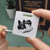 Azeeda 'Sleeping Boy with German Shepherd' Keyring Tape Measure/Spirit Level