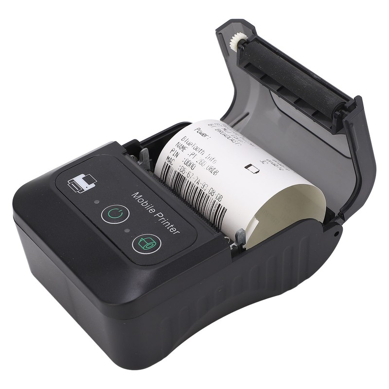 58mm Portable Mini Thermal QR Code Printer 2in Cordless USB