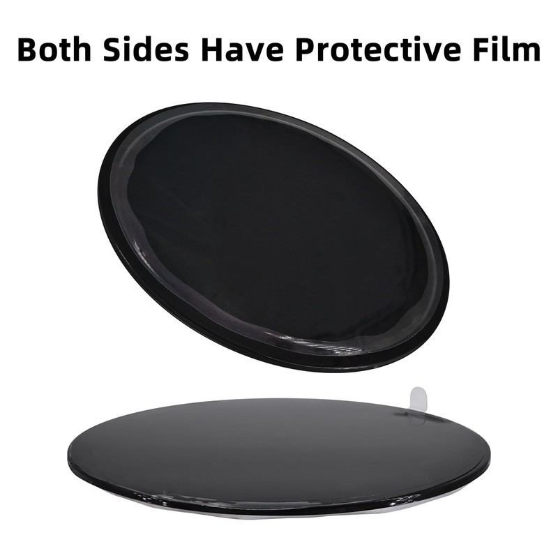 Car Dashboard 80mm Adhesive Mounting Disk - Removable TPU Circular