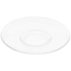 Arcoroc J9827 Voluto Glass Espresso Saucer, 120mm Diameter, Pack of