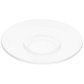 Arcoroc J9827 Voluto Glass Espresso Saucer, 120mm Diameter, Pack of 6
