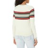 Pendleton Women's Cozy Pullover, Cream Multi Stripe