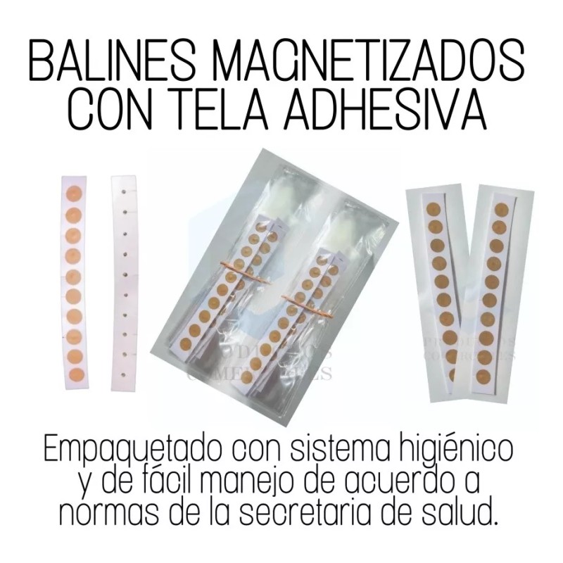 Bledkar Balines Con Parche Auriculoterapia 100 Piezas