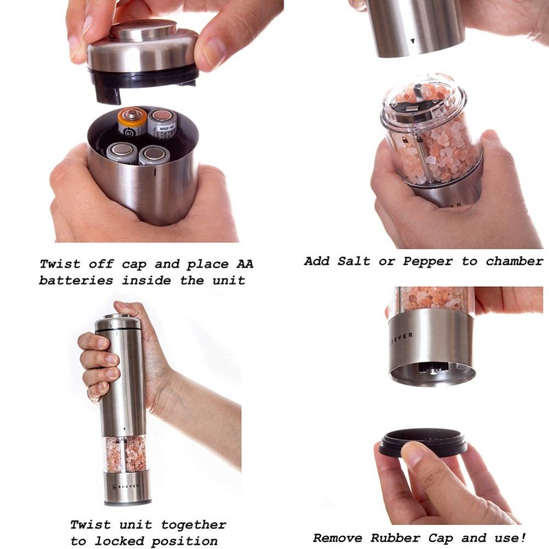 Electric Salt & Pepper Grinder Set | Pack Of 2