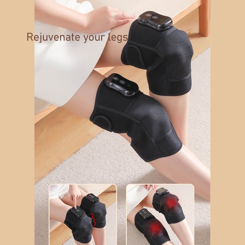 Heated Knee Brace Wrap Knee 3 Strength Mode Stress Relief