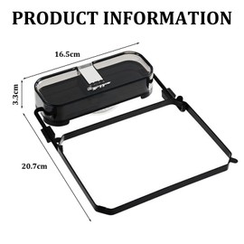 Kitchen Suction Cup Sink Strainer, Food Drainer for Sink, Kitchen Sink Corner Drain Strainer with 50 Filter Bags, Hanging Sink Food Catcher, Suction Cup Kitchen Residue Filter Screen Holder(Black)