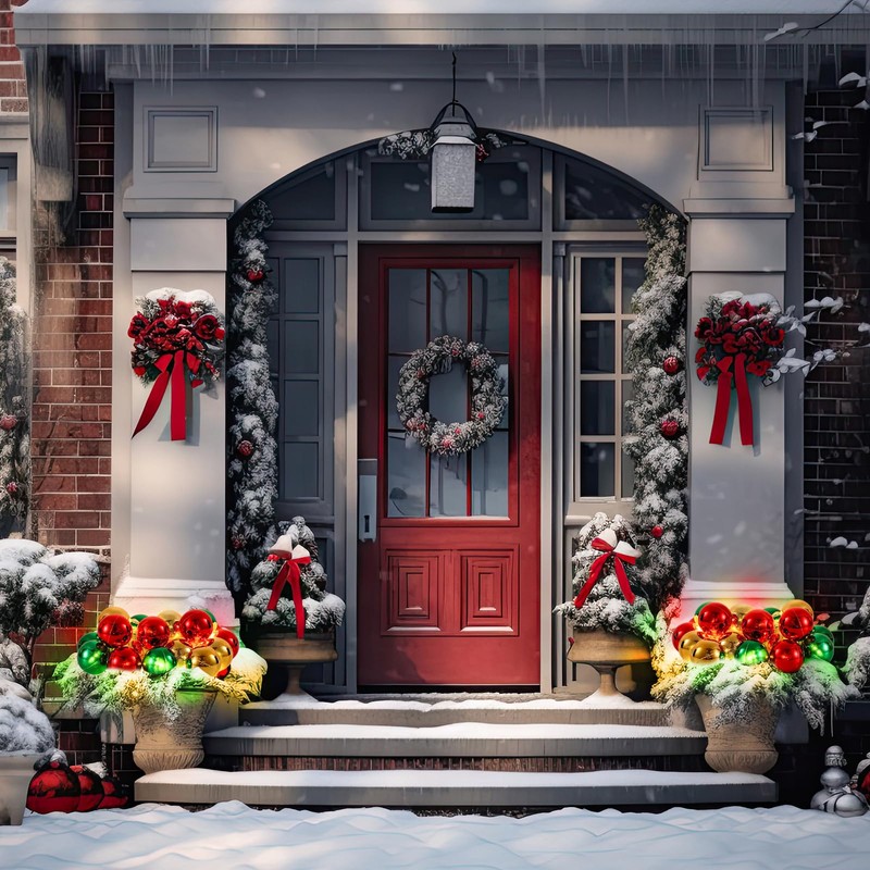 Glooglitter 1 Pcs Christmas Urn Filler Decor Christmas Ball Ornament