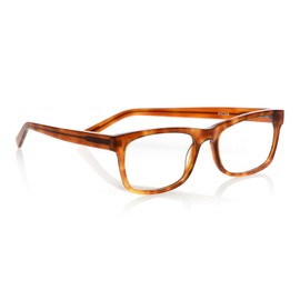eyebobs Full Zip Unisex Premium Readers, Orange Tortoise, 2.00 Magnification
