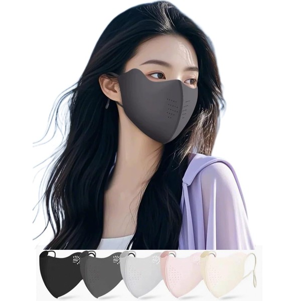 YILAIYA UV Protection Mask, Sunscreen, 3D Mask, UV Protection, Summer,