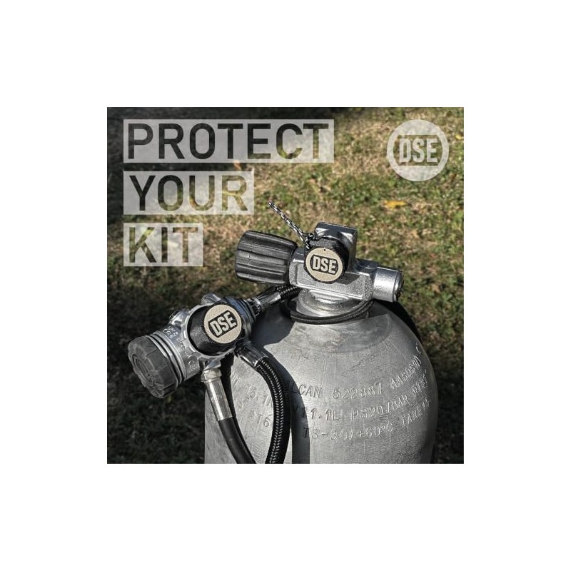 Dark Space Explorers Tank and Regulator Dust Cap Set