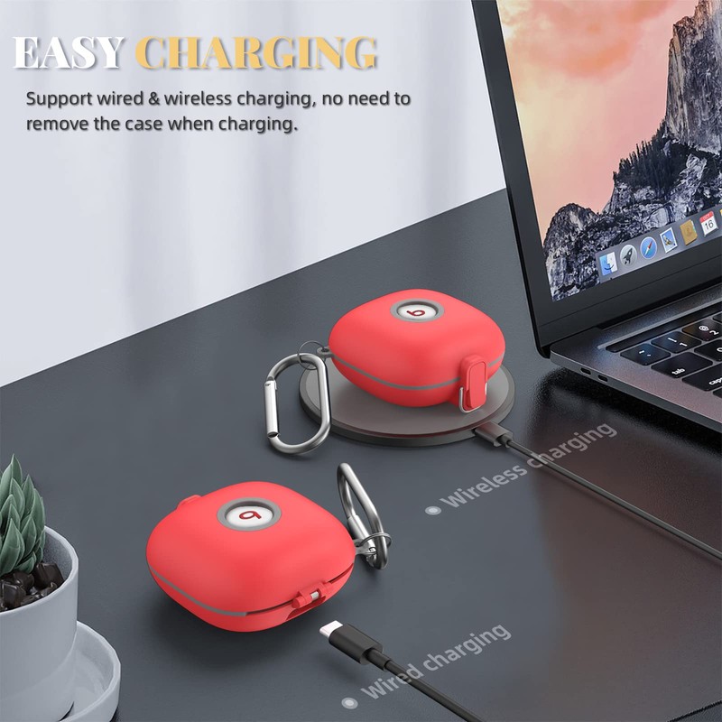 [Upgrade Secure Lock] Case for Beats Fit Pro 2021, WOFRO