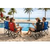 4 Sillas Plegables De Playa, Campamento Y Exteriores.