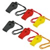 'Whistles 55 mm, Black/Red/Yellow (10064)
