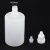 Recogwood 3Pcs 100ml Plastic Dropper Bottles, Empty Squeezable Translucent Bottles,