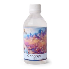 SATVIK Pure & Natural 100 ml Ganga Jal Water from Garh Ganga, Holy Unfiltered Gangajal for Pooja, Vastu, Purity, Spiritual Upliftment & Positivity