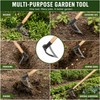 Handheld Hollow Weeding Hoe for Garden Care – Thickened Steel