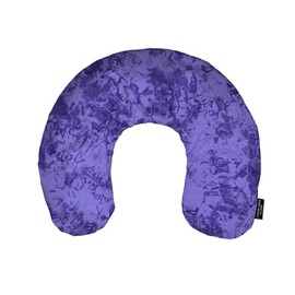 Mother Earth Pillows Large Triggerpoint Flax Pillow for Neck and Shoulder Relief (Purple Print - No Herbs Added)